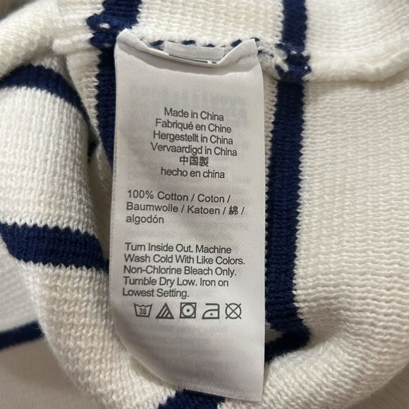 Crewcuts bw161 Navy and white Girls' Emilie sweater lady jacket in stripe NWT si - Picture 7 of 10